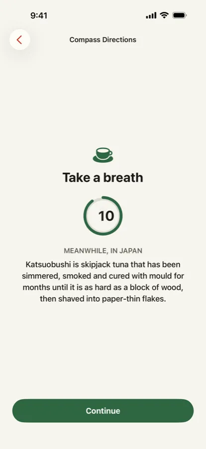 The break