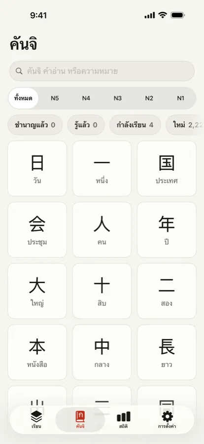 คันจิทั้งหมด